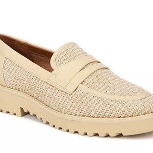 Franco Sarto Cassandra Woven Loafers Womens size 9 EUC